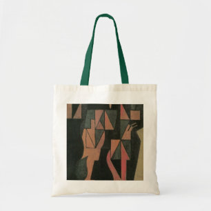 Harlequin från Juan Gris, Vintage Cubism Art Tygkasse