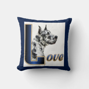 Harlequin Great dane Art Gifts Kudde