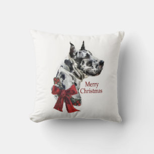 Harlequin Great dane jul Kudde