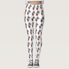 Harlequin Great dane jul Leggings