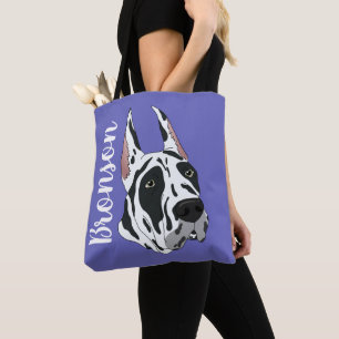 Harlequin Great dane Tygkasse
