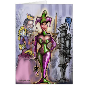 Harlequin Hälsningskort