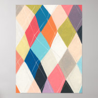 Harlequin Hopscotch - Argyle Mönster