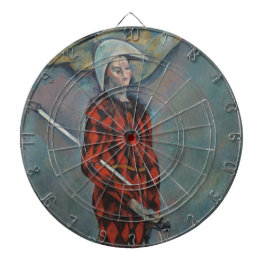 Harlequin (Joker) (från Paul Cézanne) Darttavla