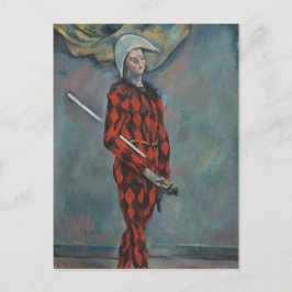 Harlequin (Joker) (från Paul Cézanne) Vykort