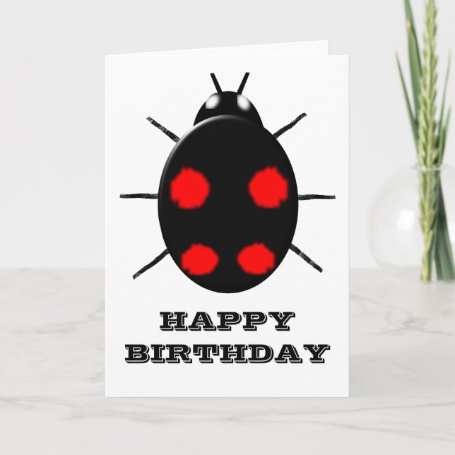 Harlequin Ladybird Anpassade Greeting Card Kort (Framsida)
