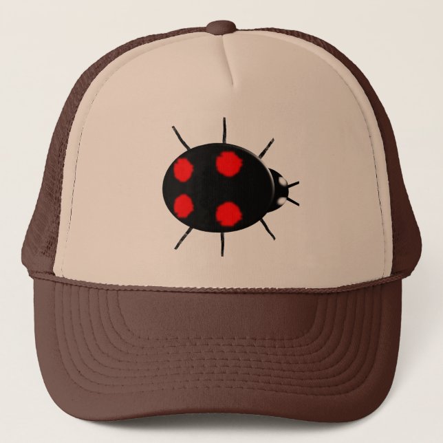 Harlequin Ladybird Hat Truckerkeps (Framsida)