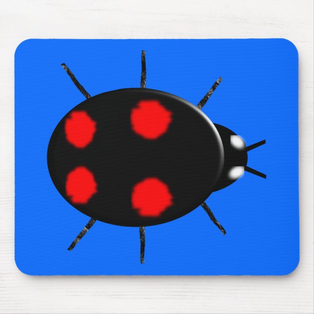 Harlequin Ladybird Mousepad Musmatta (Framsidan)