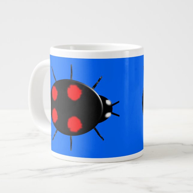 Harlequin Ladybird Mugg Jumbo Mugg (Framsida vänster)