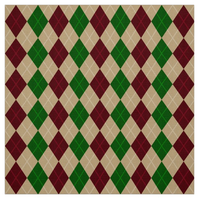 Harlequin mönster Poplin-väv (60 tum bred) Tyg (Provkarta)