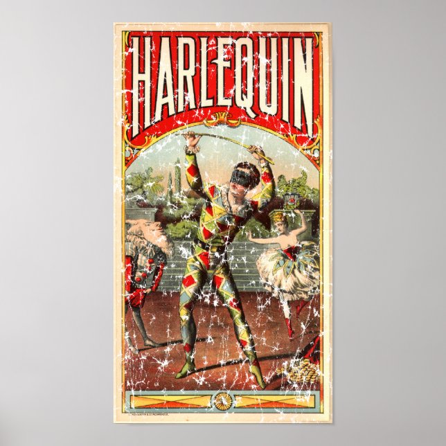 Harlequin - nödlidande poster (Framsidan)