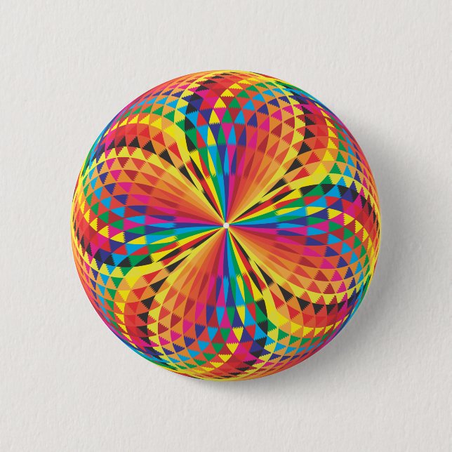 harlequin, optisk illusion knapp (Framsida)