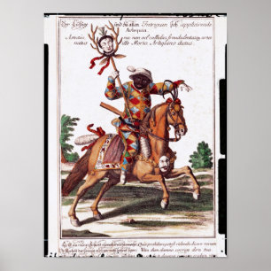 Harlequin på Horseback Poster