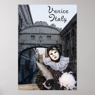 Harlequin på Sighs-bron Poster