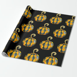 Harlequin Pumpkin Mönster Presentpapper