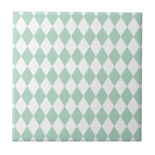 Harlequin Seafoam och vit Kakelplatta