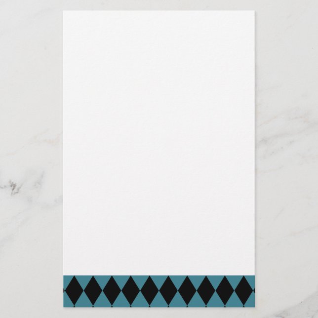 Harlequin Teal and Black (Framsida)