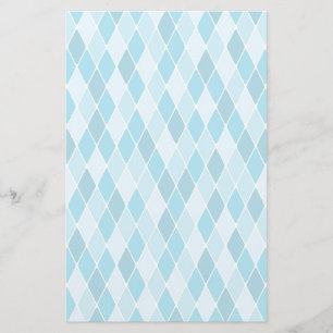 Harlequin vintern mönster brevpapper