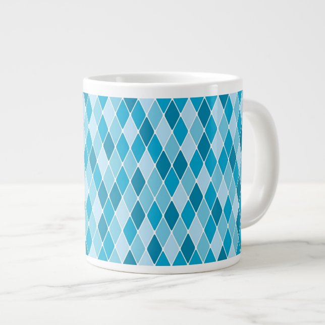 Harlequin vintern mönster jumbo mugg (Framsida höger)
