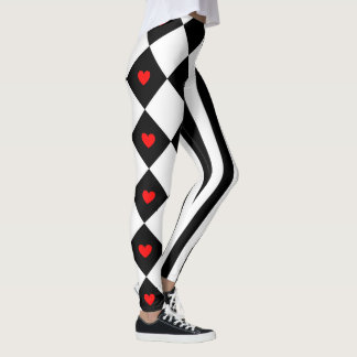Harlequindamasker Leggings