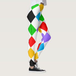 Harlequindamasker Leggings