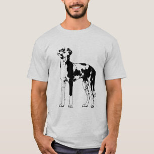 Harlequingreat dane t shirt
