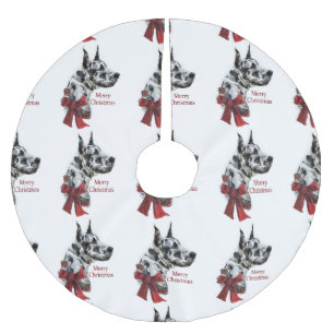 Harlequingreat danejul julgransmatta borstad polyester