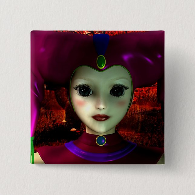 Harlequinleksak Knapp (Framsida)