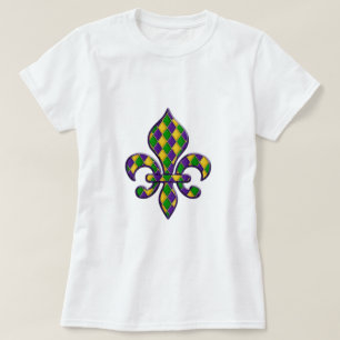 HarlequinmönsterMardi Gras Fleur design 1 Tröja