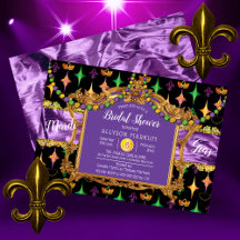 Harlequins Fleur de Lis Mardi Gras Möhippa