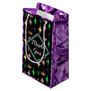 Harlequinspärlor maskerar Fleur de Lis Mardi Gras