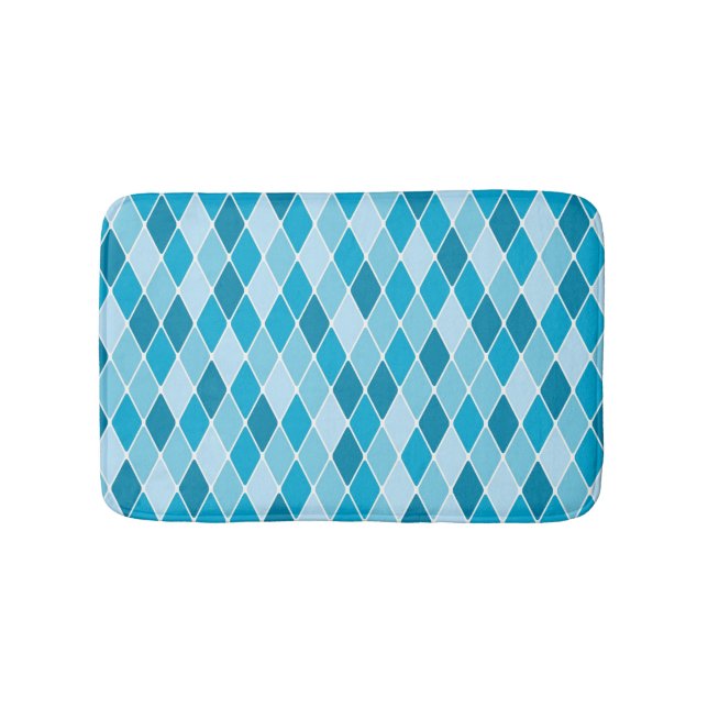 Harlequinvintermönster Badrumsmatta (Framsidan)