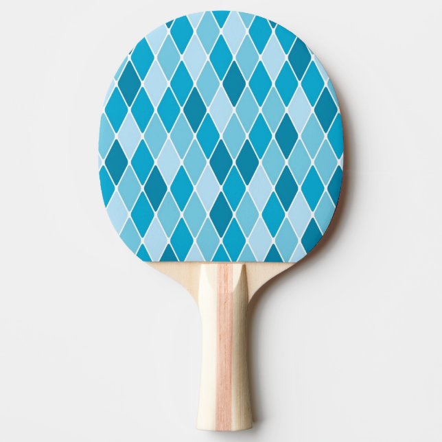 Harlequinvintermönster Pingisracket (Framsidan)
