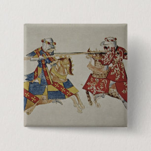 Harley 4205 f.366 Jousting riddare, c.1445 Knapp