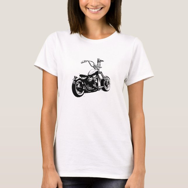 HARLEY-BOBBER TEE SHIRT (Framsida)