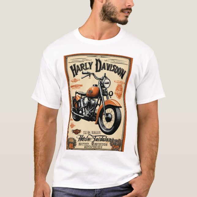 Harley Davidson Customized Tee Shirts (Framsida)