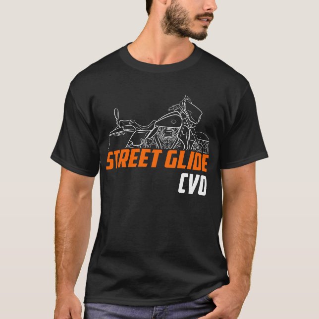 Harley-Davidson CVO Street Glide FLHXSE 2015-2019 T Shirt (Framsida)