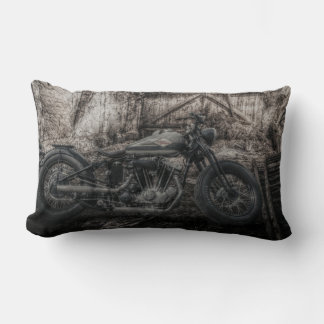 Harley Davidson Motorcycle Vintage Lumbarkudde