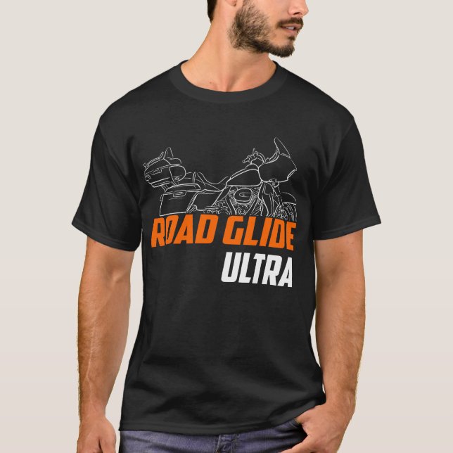Harley-Davidson Road Glide Ultra FLTRU 2017-2019 T Shirt (Framsida)