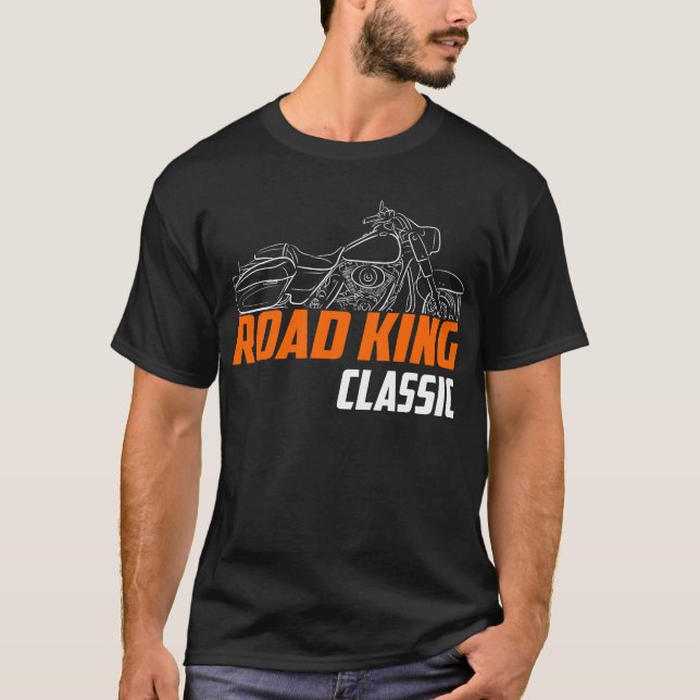 Harley-Davidson Road Kung Anpassningsbar FLHRS & F T Shirt (Framsida)