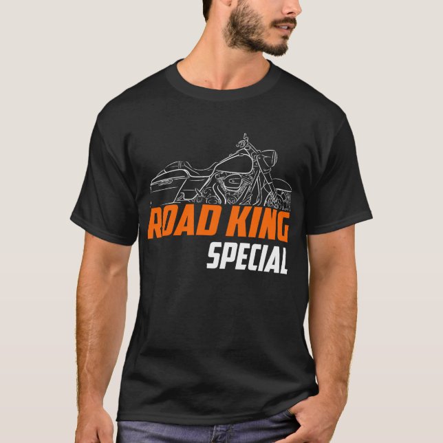 Harley-Davidson Road Kung Speciell FLHRXS 2017-202 T Shirt (Framsida)