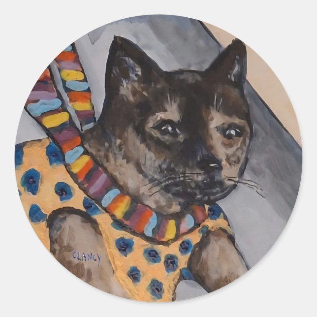 Harley Do Zoomies Runt Klistermärke (Framsida)