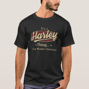 HARLEY Efternamn T Shirt, HARLEY-familjen namn vap T Shirt