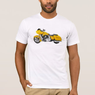 Harley FLTRX räcker målad konst borstar mallcykeln T Shirt