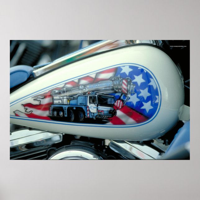 Harley Fuel Tank - SA. Poster (Framsidan)
