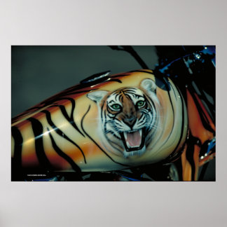 Harley Fuel Tank - SA. Poster