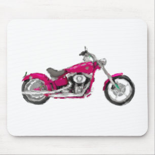 Harley FXCWC vippa C räcker den målade konstmuse Musmatta