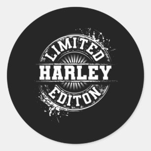Harley Lögner Edition Roligt Personligt Namn Skämt Runt Klistermärke