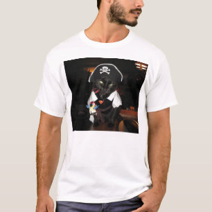 Harley piratkatten tee shirt