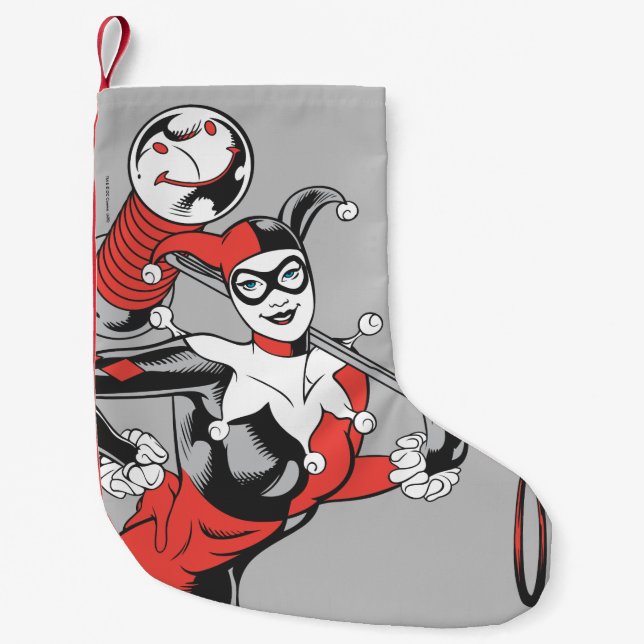 Harley Quinn 4 Liten Julstrumpa (Framsidan)